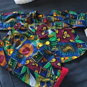 Afrocentric baby clothes Handmade Colorful